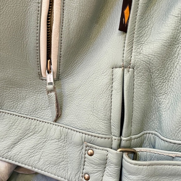 Leather Motorcycle Jacket - Picture 4 of 10